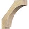 Ekena Millwork 4"W x 16"D x 16"H Imperial Rough Sawn Knee Brace, Douglas Fir BRC04X16X16IMP00RDF - alternate 1
